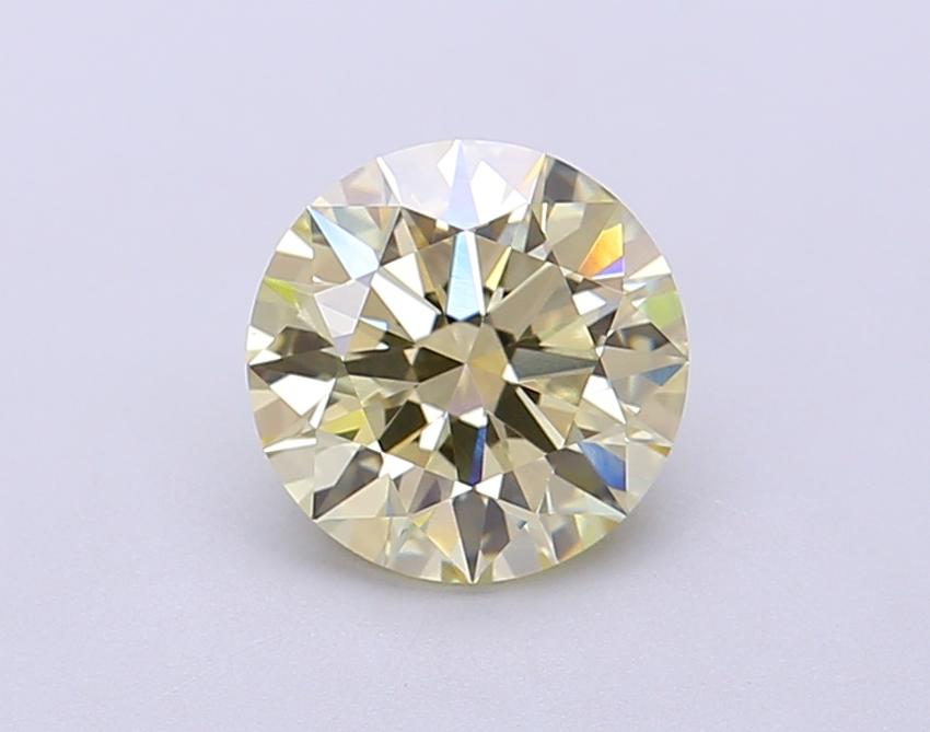 1.54 Ct. Fancy Light Yellow Round Lab Grown Diamond