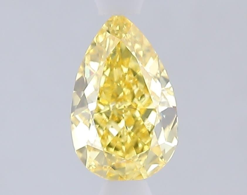 1.05 Ct. Fancy Vivid Yellow Yellow Pear Lab Grown Diamond