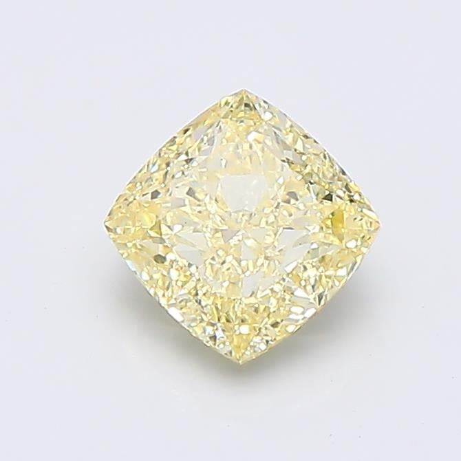 1.13 Ct. Fancy Intense  Yellow Cushion Lab Grown Diamond