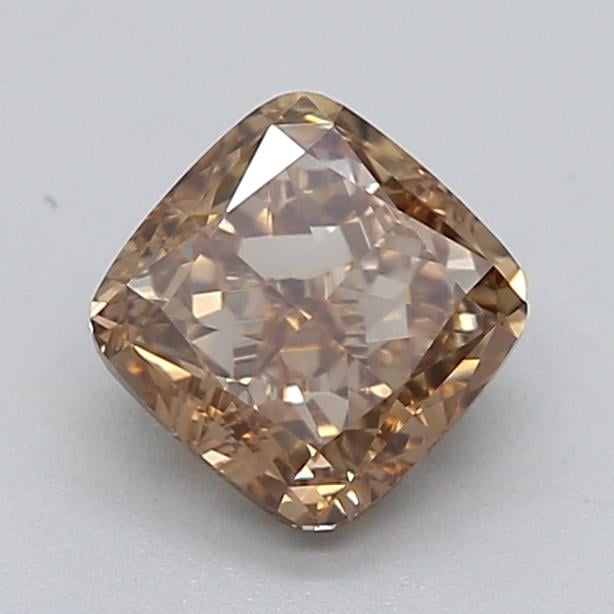 0.81 Ct. Light  Brown Cushion Lab Grown Diamond