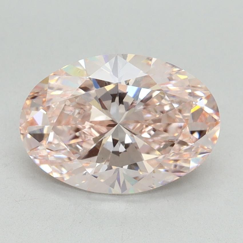 2.00 Ct. Fancy Intense Pink Oval Lab Grown Diamond