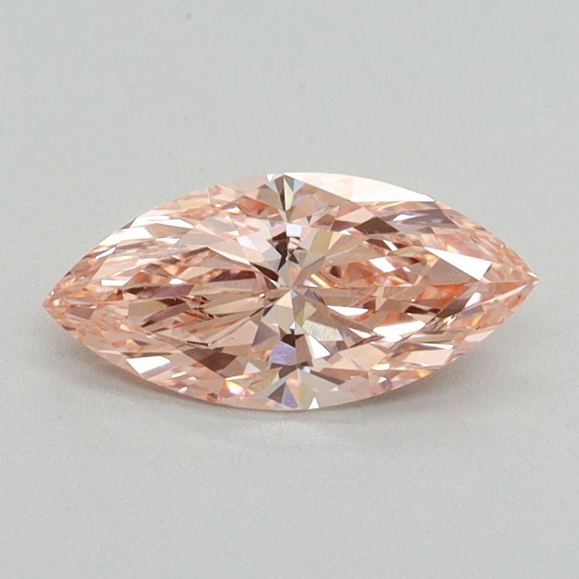 0.73 Ct. Fancy Vivid Pink Marquise Lab Grown Diamond