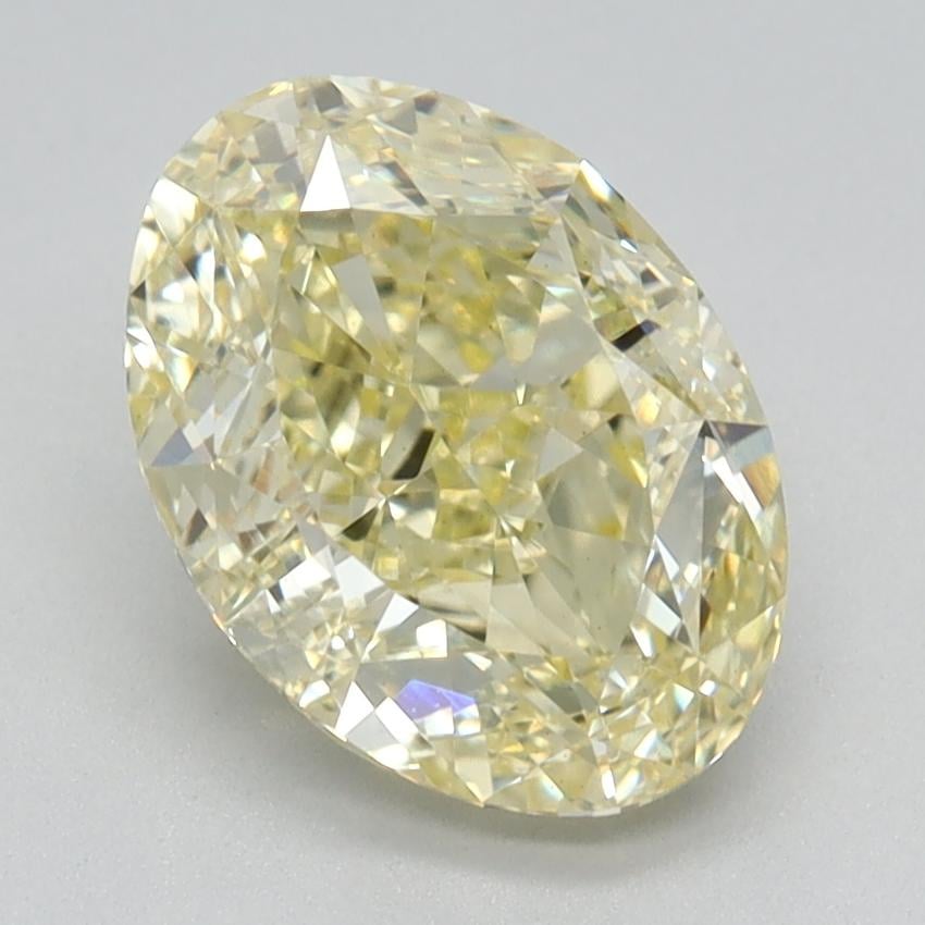 2.11 Ct. Fancy Intense Yellow Oval Lab Grown Diamond