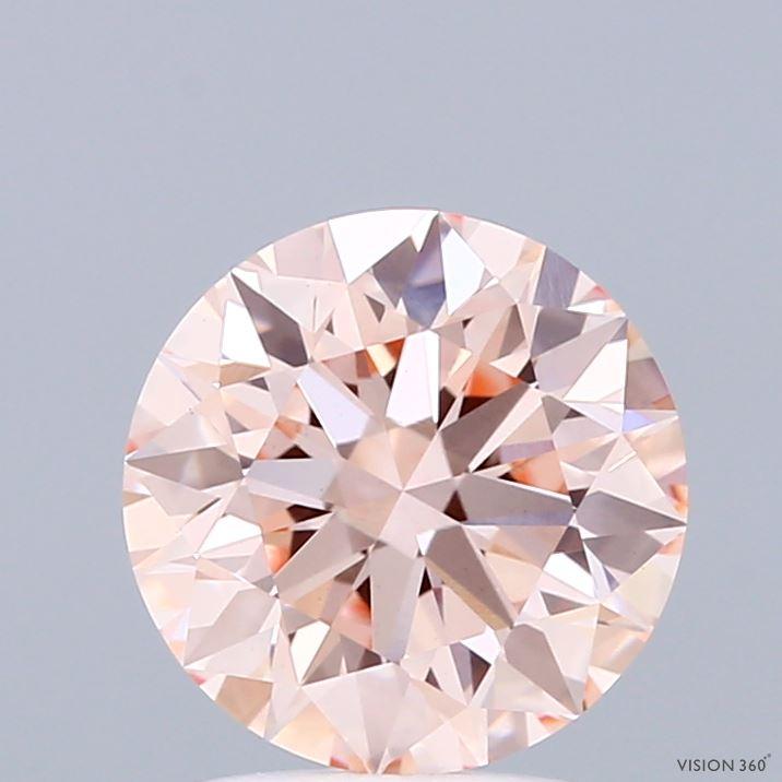 2.03 Ct. Fancy Pink Round Lab Grown Diamond