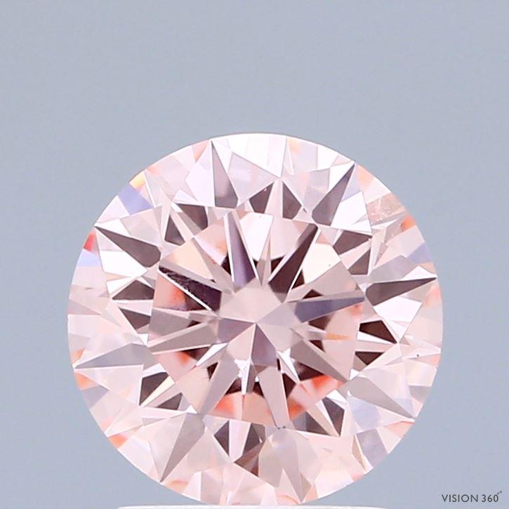 2.00 Ct. Fancy Intense Pink Round Lab Grown Diamond