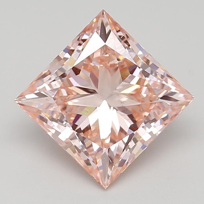 4.96 Ct. Fancy Intense Pink Princess Lab Grown Diamond