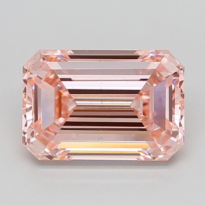 5.35 Ct. Fancy Vivid Pink Emerald Lab Grown Diamond