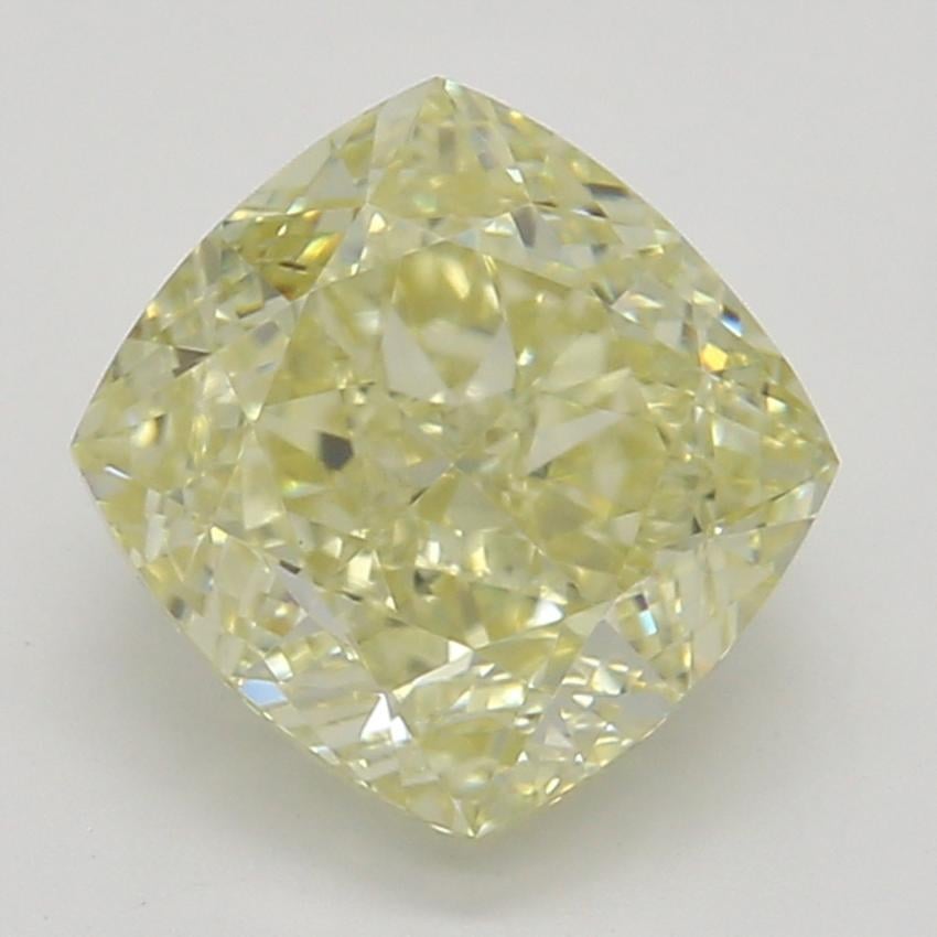 1.07 Ct. Fancy Light Yellow Cushion Diamond
