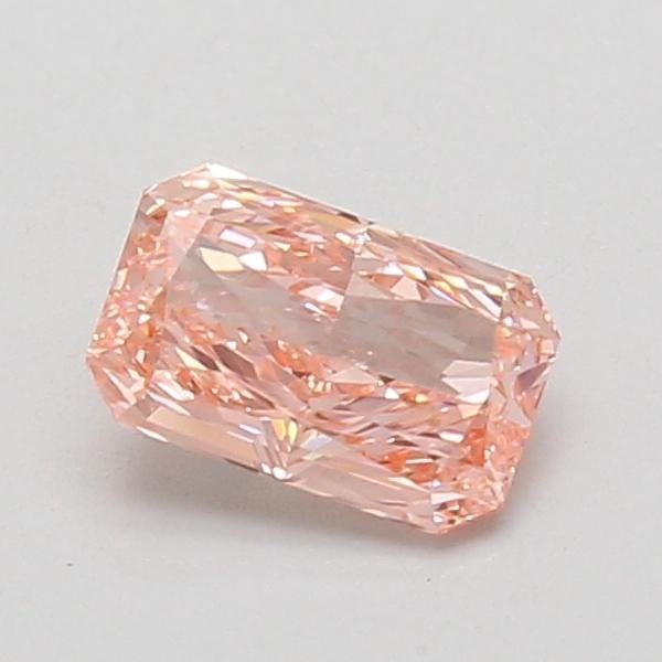 0.82 Ct. Fancy Vivid Pink Radiant Lab Grown Diamond