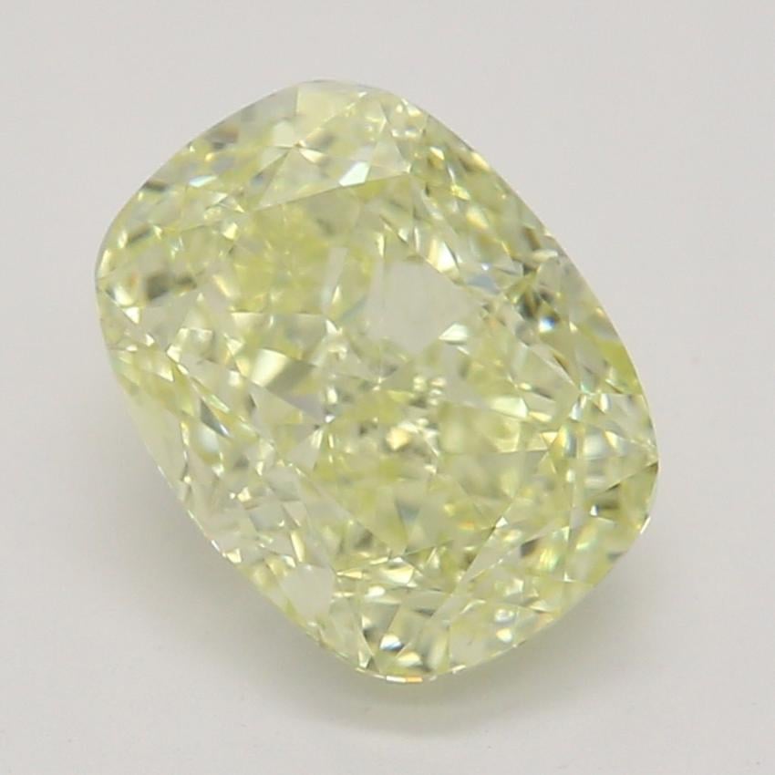 1.02 Ct. Fancy Light Yellow Cushion Diamond