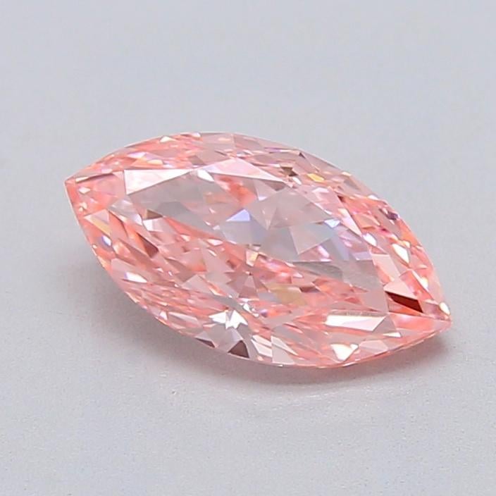 0.91 Ct. Fancy Vivid  Pink Marquise Lab Grown Diamond