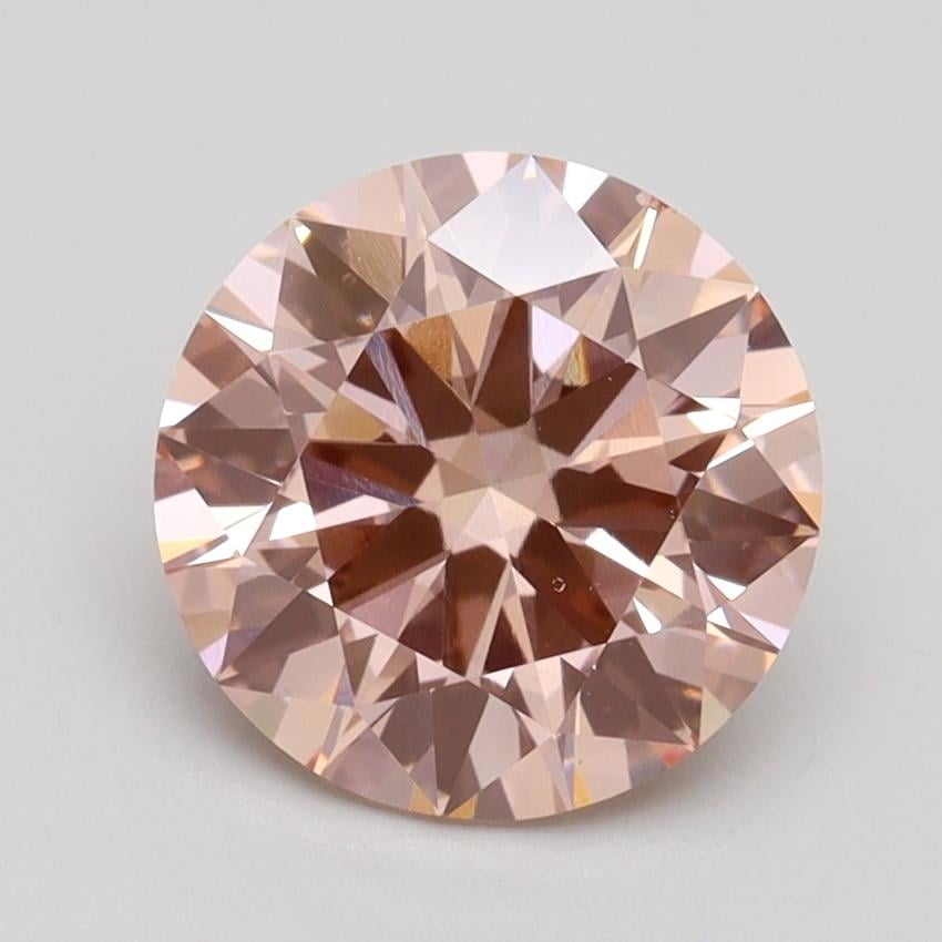 2.01 Ct. Fancy Intense Pink Round Lab Grown Diamond