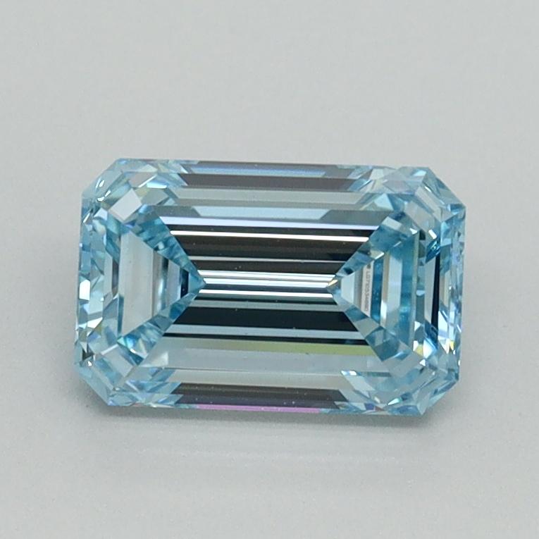 1.04 Ct. Fancy Intense Blue Emerald Lab Grown Diamond