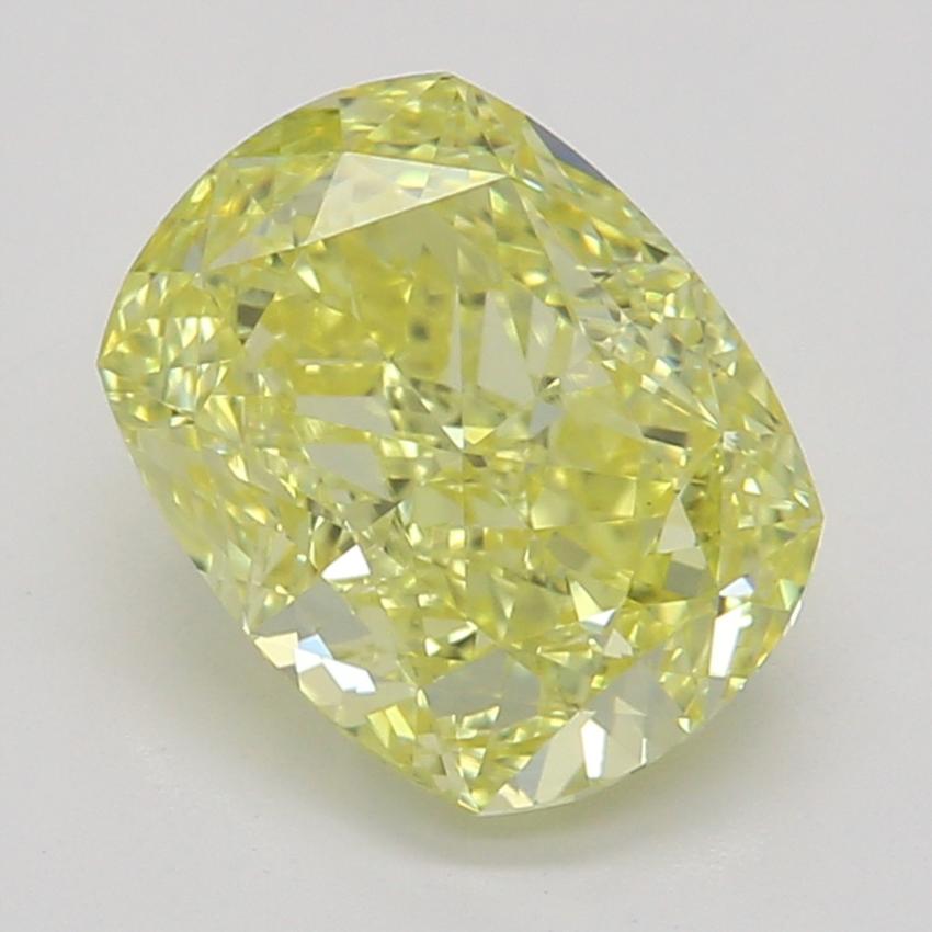 1.15 Ct. Fancy Intense Yellow Cushion Diamond