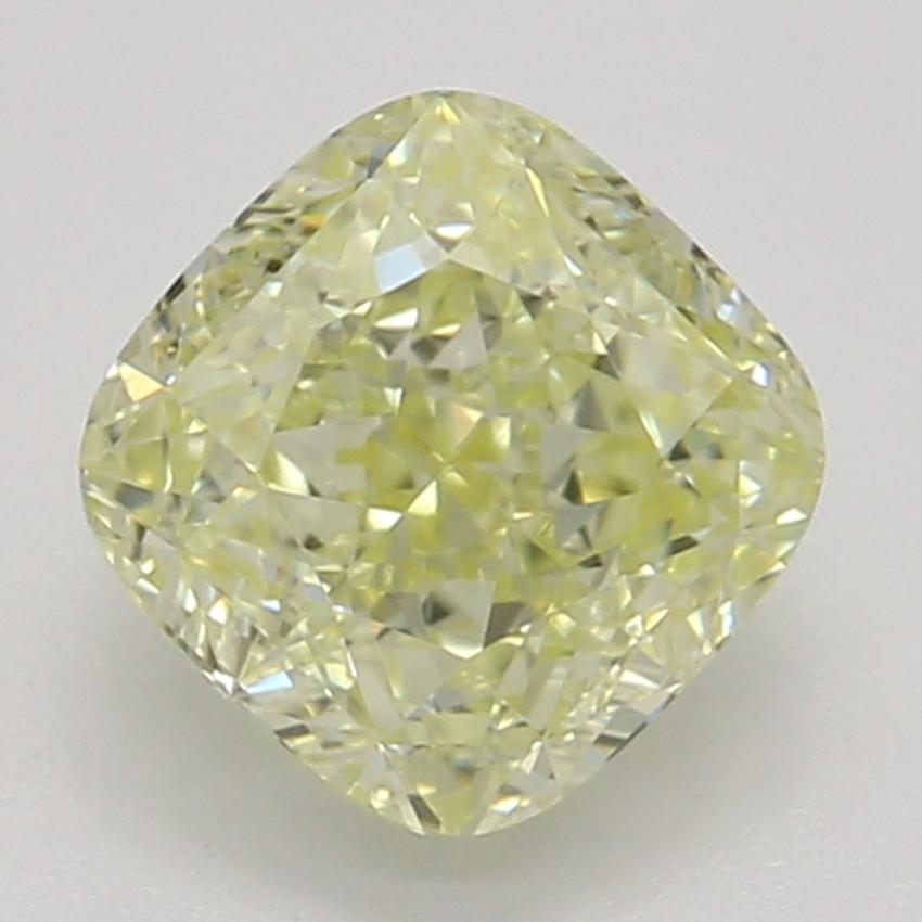 0.70 Ct. Fancy Light Yellow Cushion Diamond