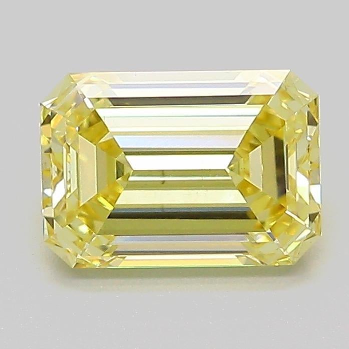 1.58 Ct. Fancy  Yellow Emerald Lab Grown Diamond