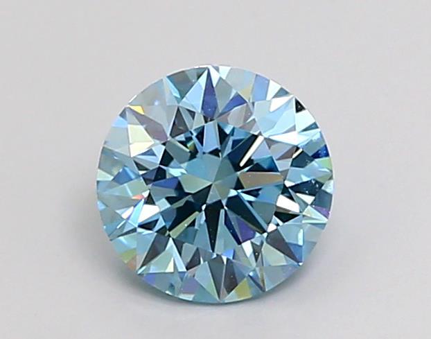 1.02 Ct. Fancy Vivid  Blue Round Lab Grown Diamond