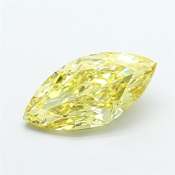 2.51 Ct. Fancy Intense  Yellow Marquise Lab Grown Diamond