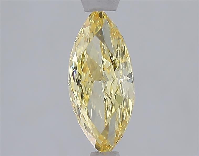 1.02 Ct. Fancy Vivid  Yellow Marquise Lab Grown Diamond