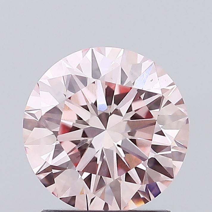 1.58 Ct. Fancy Intense Pink Round Lab Grown Diamond
