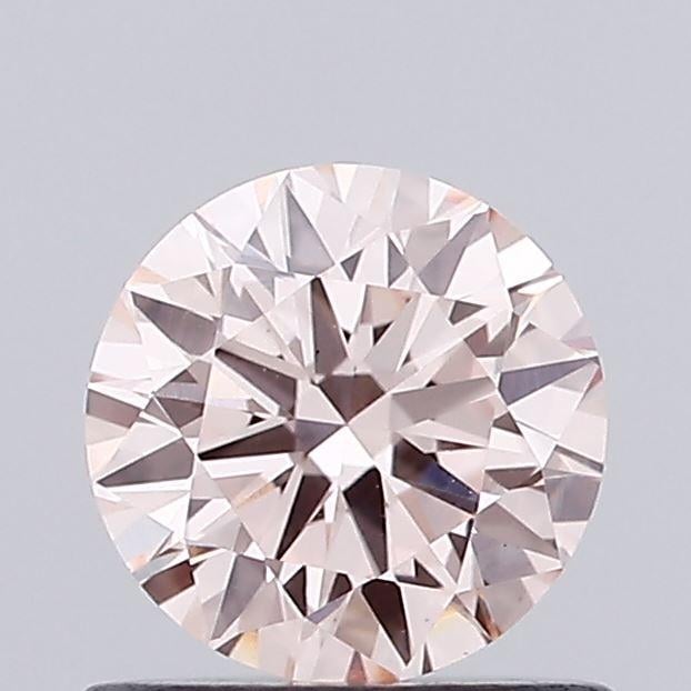 0.74 Ct. Fancy Intense Pink Round Lab Grown Diamond