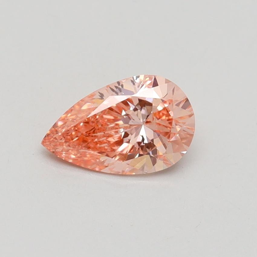 0.56 Ct. Fancy Intense Pink Pear Lab Grown Diamond