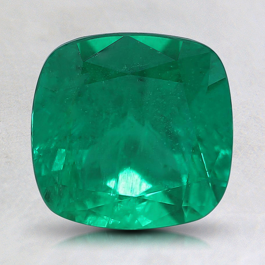 7.8mm Premium Cushion Emerald