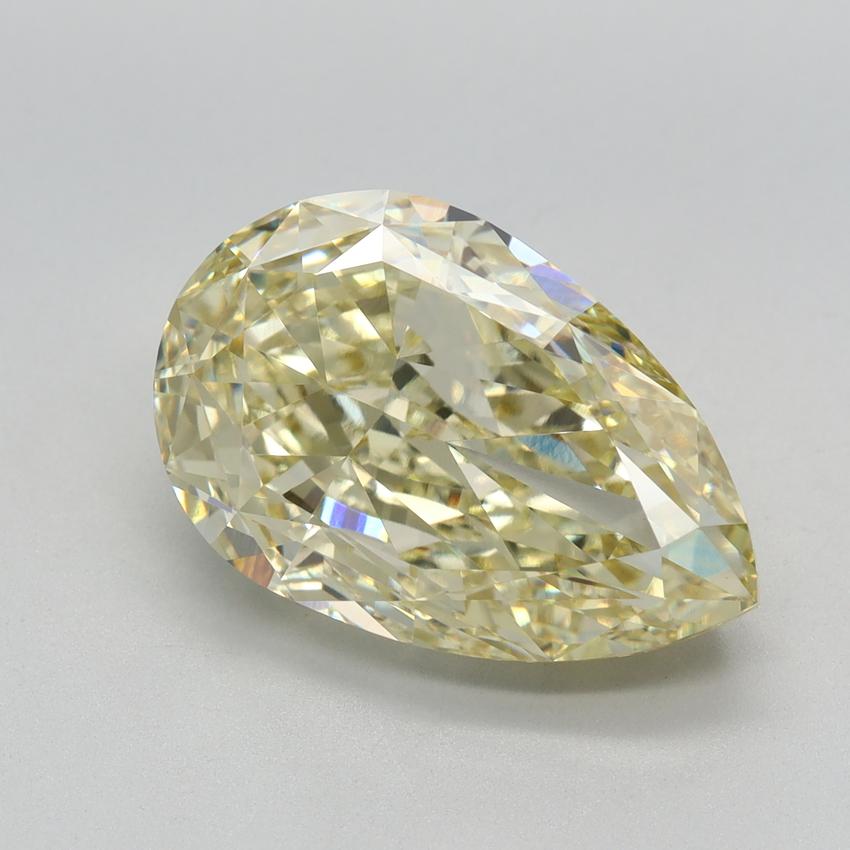 5.55 Ct. Fancy Yellow Pear Lab Grown Diamond