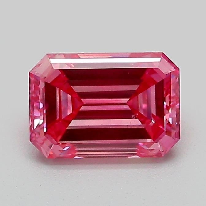 1.03 Ct. Fancy Vivid  Pink Emerald Lab Grown Diamond