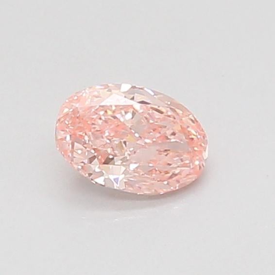 0.40 Ct. Fancy Vivid Pink Oval Lab Grown Diamond