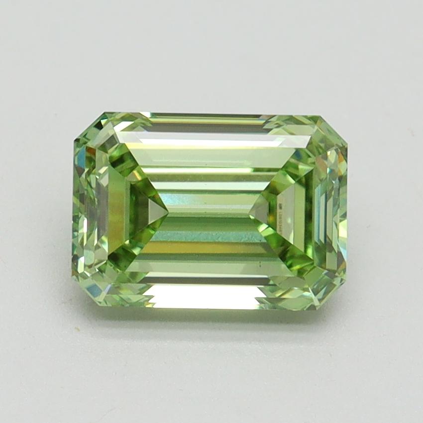 1.56 Ct. Fancy Vivid Green Emerald Lab Grown Diamond