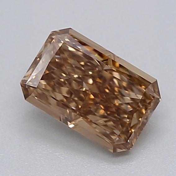 0.36 Ct. Light  Brown Radiant Lab Grown Diamond