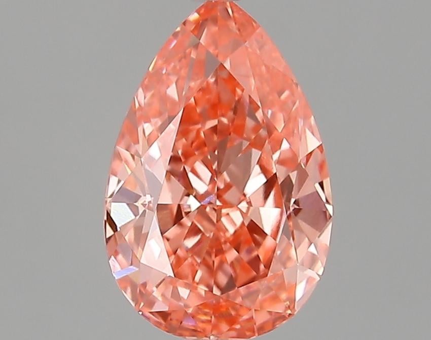 2.18 Ct. Fancy Pink Pear Lab Grown Diamond