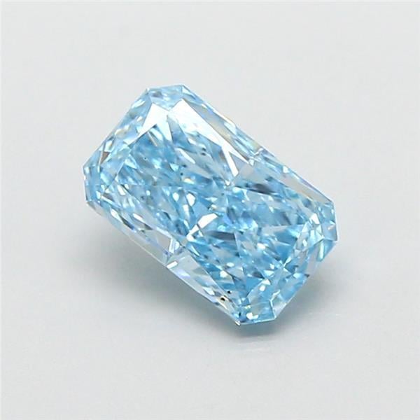 1.01 Ct. Fancy Vivid Blue Radiant Lab Grown Diamond
