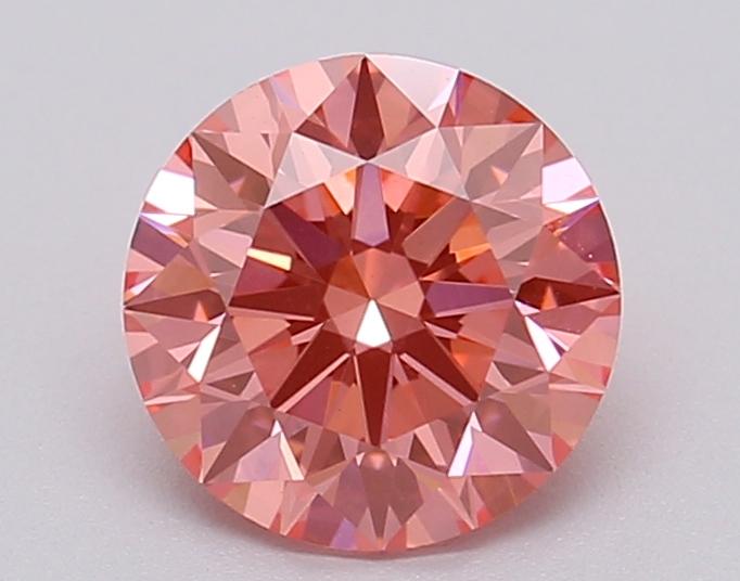 1.04 Ct. Fancy Vivid Pink Round Lab Grown Diamond