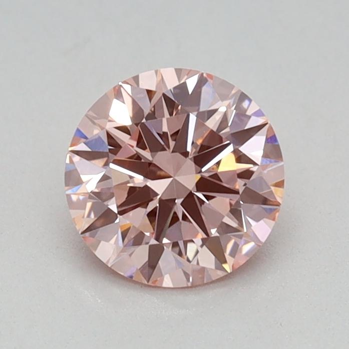 0.52 Ct. Fancy Intense Pink Round Lab Grown Diamond