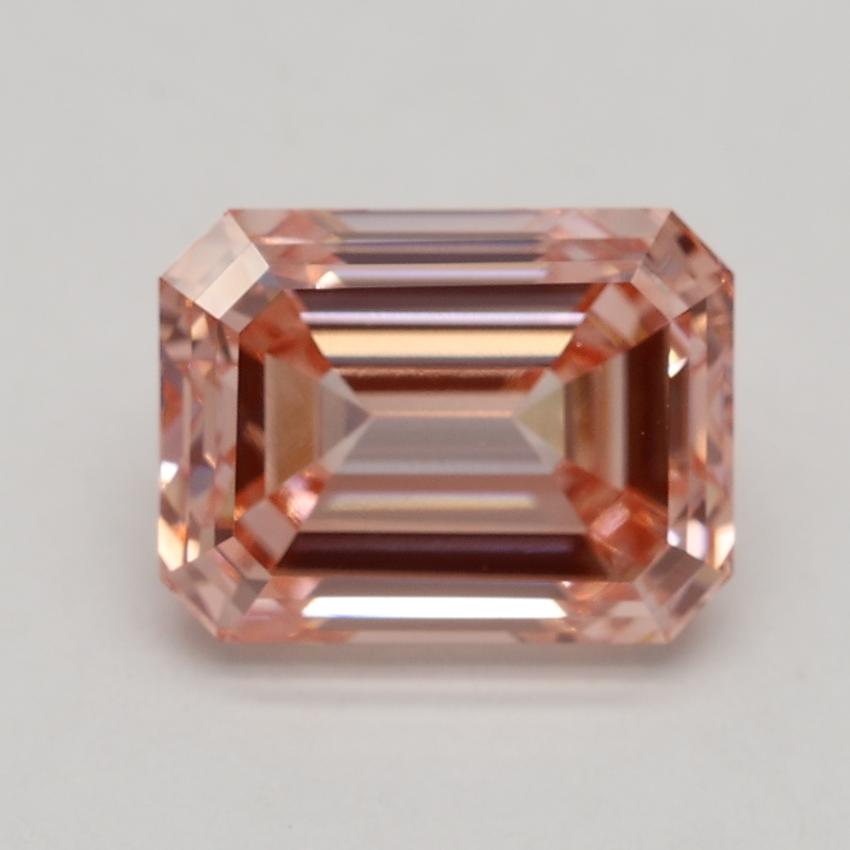 3.01 Ct. Fancy Intense Pink Emerald Lab Grown Diamond