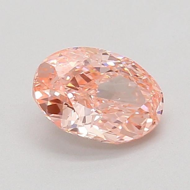1.00 Ct. Fancy Vivid Pink Oval Lab Grown Diamond