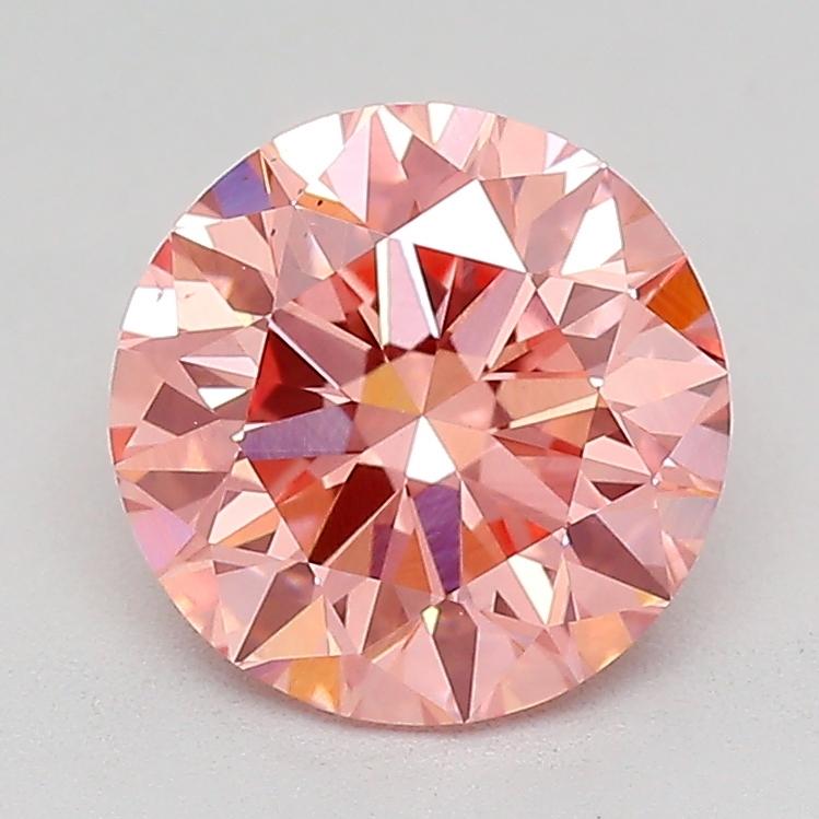 1.50 Ct. Fancy Vivid  Pink Round Lab Grown Diamond