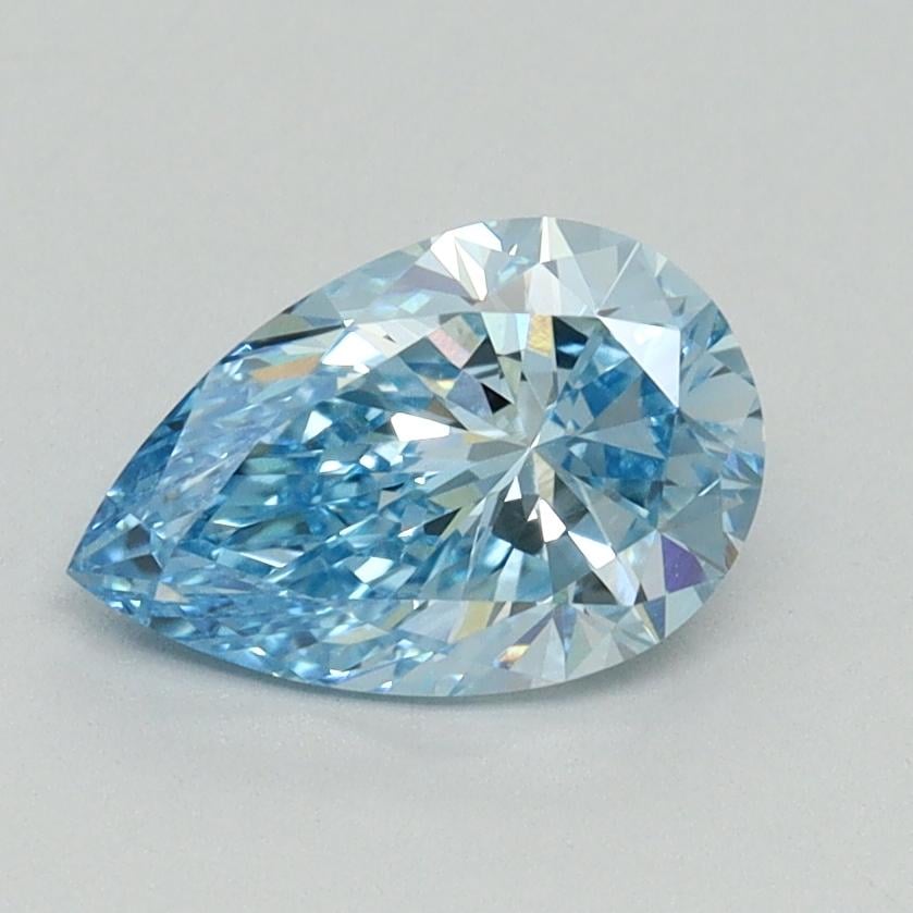 1.13 Ct. Fancy Vivid Blue Pear Lab Grown Diamond