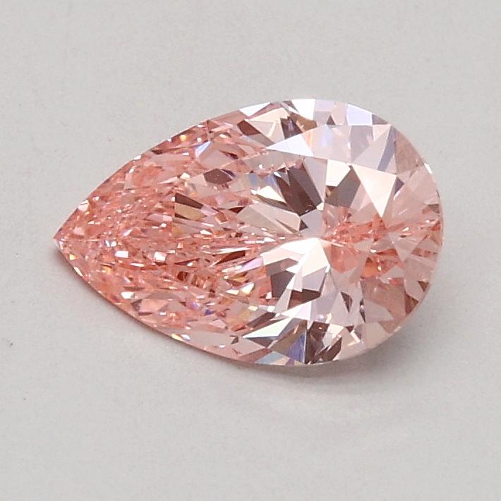 0.53 Ct. Fancy Intense Pink Pear Lab Grown Diamond
