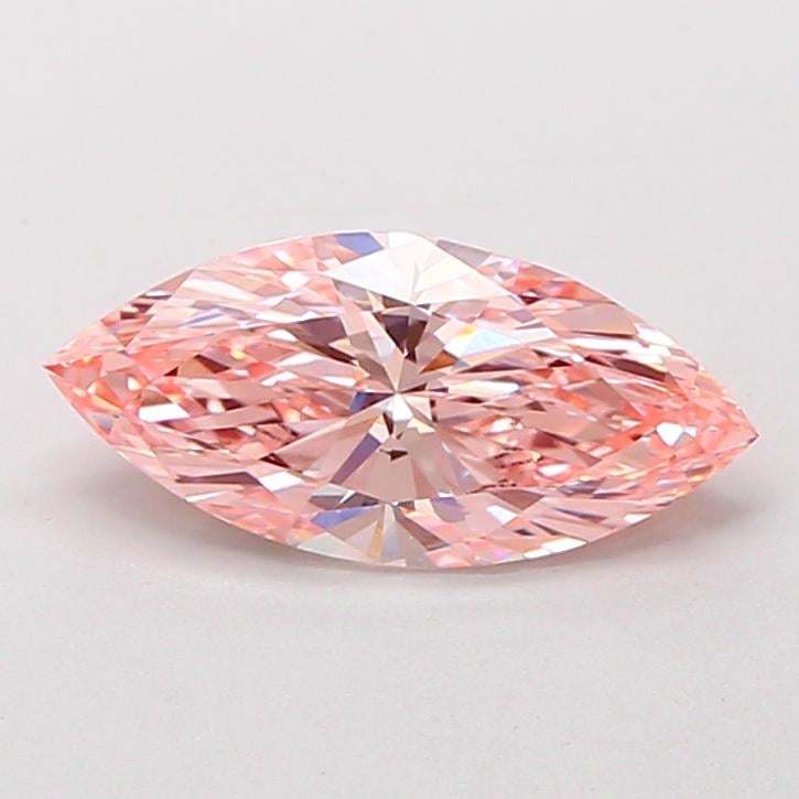 1.54 Ct. Fancy Vivid Pink Marquise Lab Grown Diamond