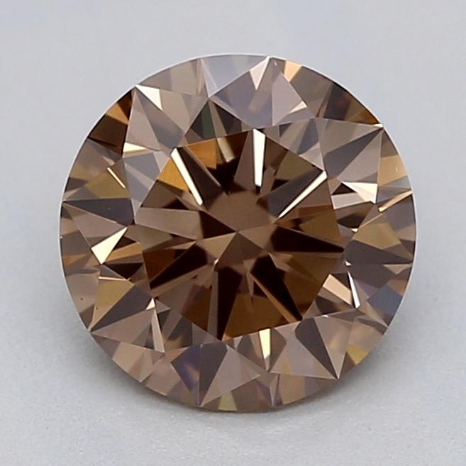 0.80 Ct. Fancy Light  Brown Round Lab Grown Diamond