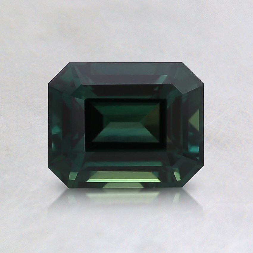 6.2x5mm Unheated Teal Emerald Sapphire