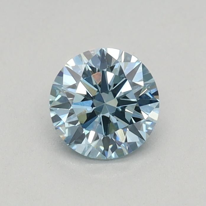 0.33 Ct. Fancy Intense Blue Round Lab Grown Diamond