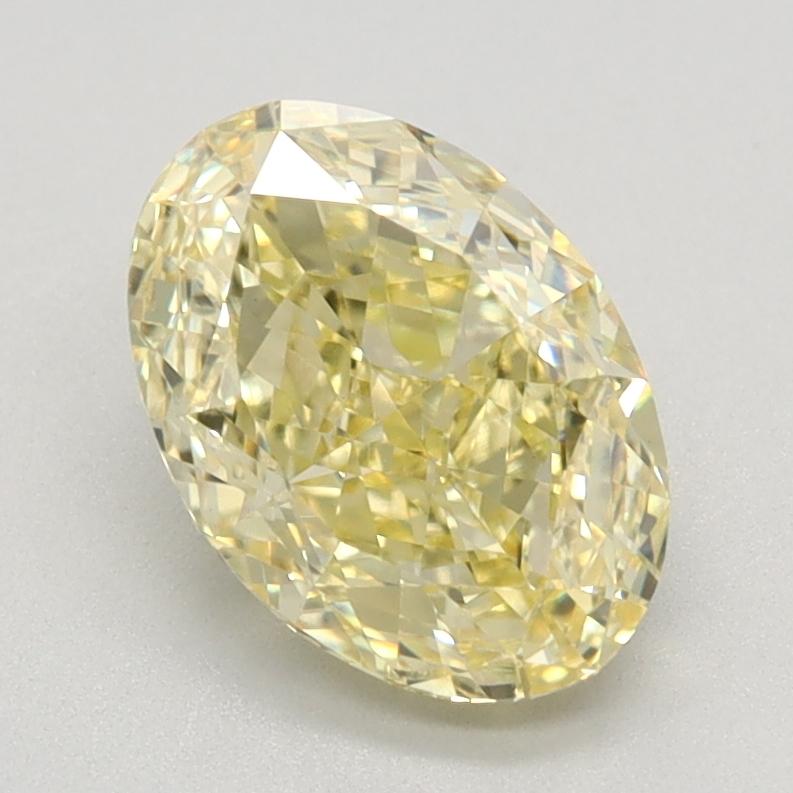 1.52 Ct. Fancy Intense Yellow Oval Lab Grown Diamond