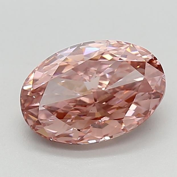 2.06 Ct. Fancy Vivid  Pink Oval Lab Grown Diamond