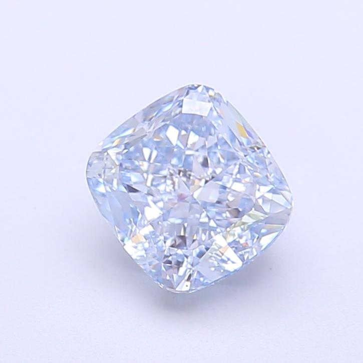 1.50 Ct. Fancy Intense  Blue Cushion Lab Grown Diamond