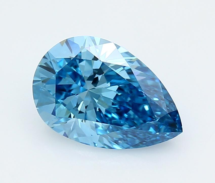 2.02 Ct. Fancy Vivid  Blue Pear Lab Grown Diamond