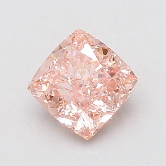 1.36 Ct. Fancy Vivid Pink Cushion Lab Grown Diamond